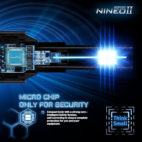 NINEO H11/H8/H9 LED LIGHT BULBS,18000LM 6500K Cool White W/Mini